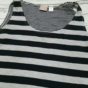 CANYON RIVER BLUES striped tank top Jr. Women's L